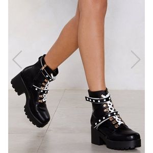 Nasty Gal Junk in the Trunk Chunky Boot